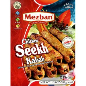 MEZBAN CHICKEN SEEKH KABAB [280 GMS X 12] $$UP