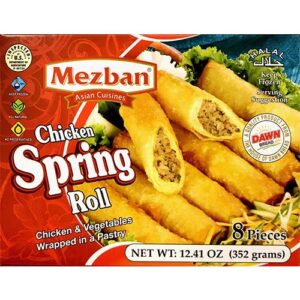MEZBAN CHICKEN SPRING ROLL [352 GMS X 12] $$UP